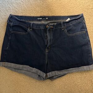 Dark Wash Old Navy Wow Jean Shorts